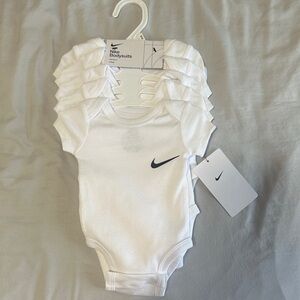 Nike White Baby Bodysuit Pack